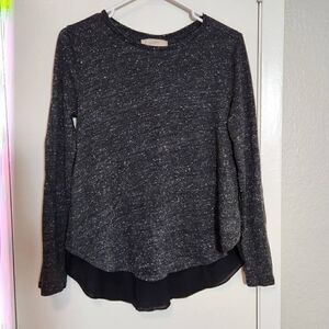 LOFT space dyed long sleeve top